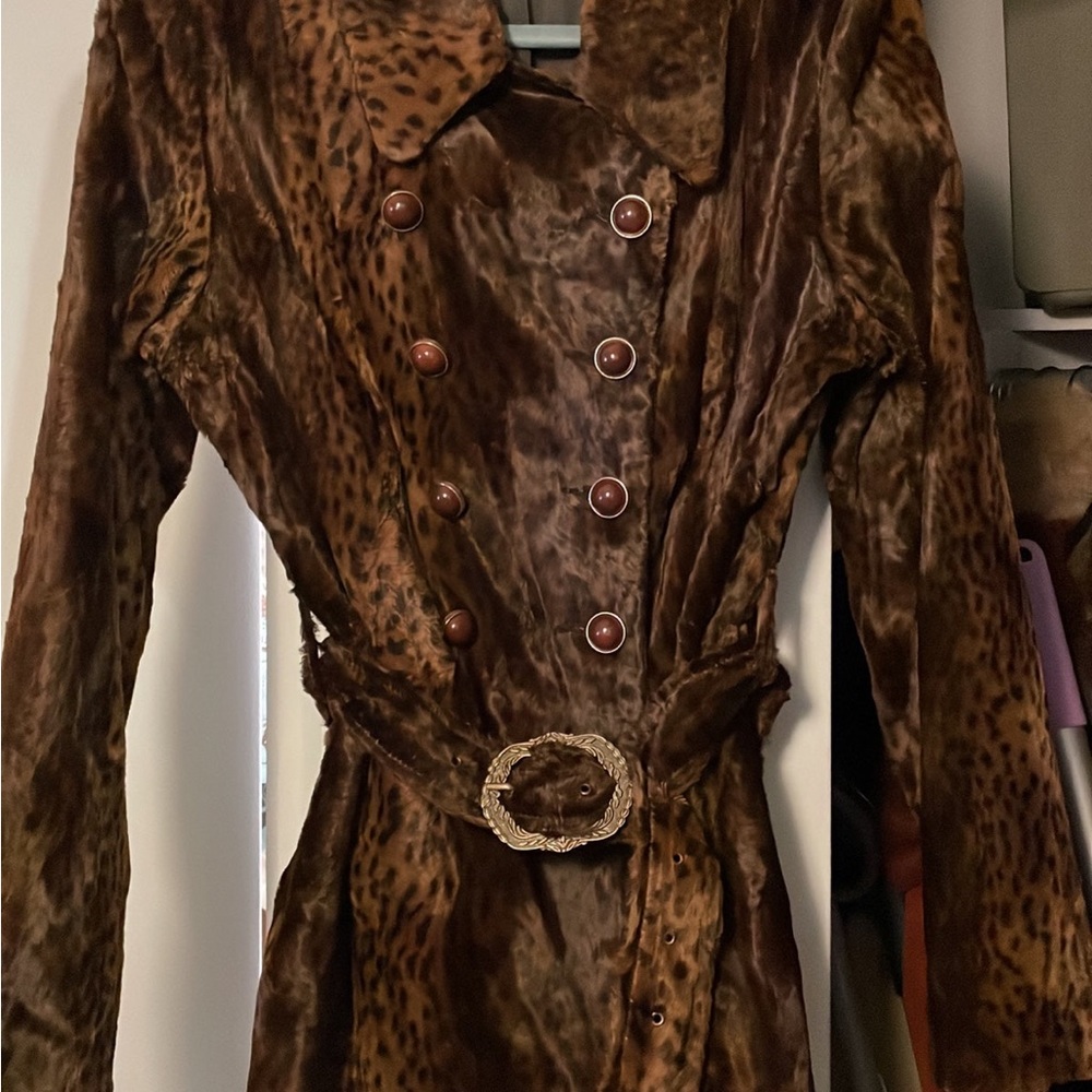Gorgeous Leopard Vintage Jacket Size Medium $1000.00